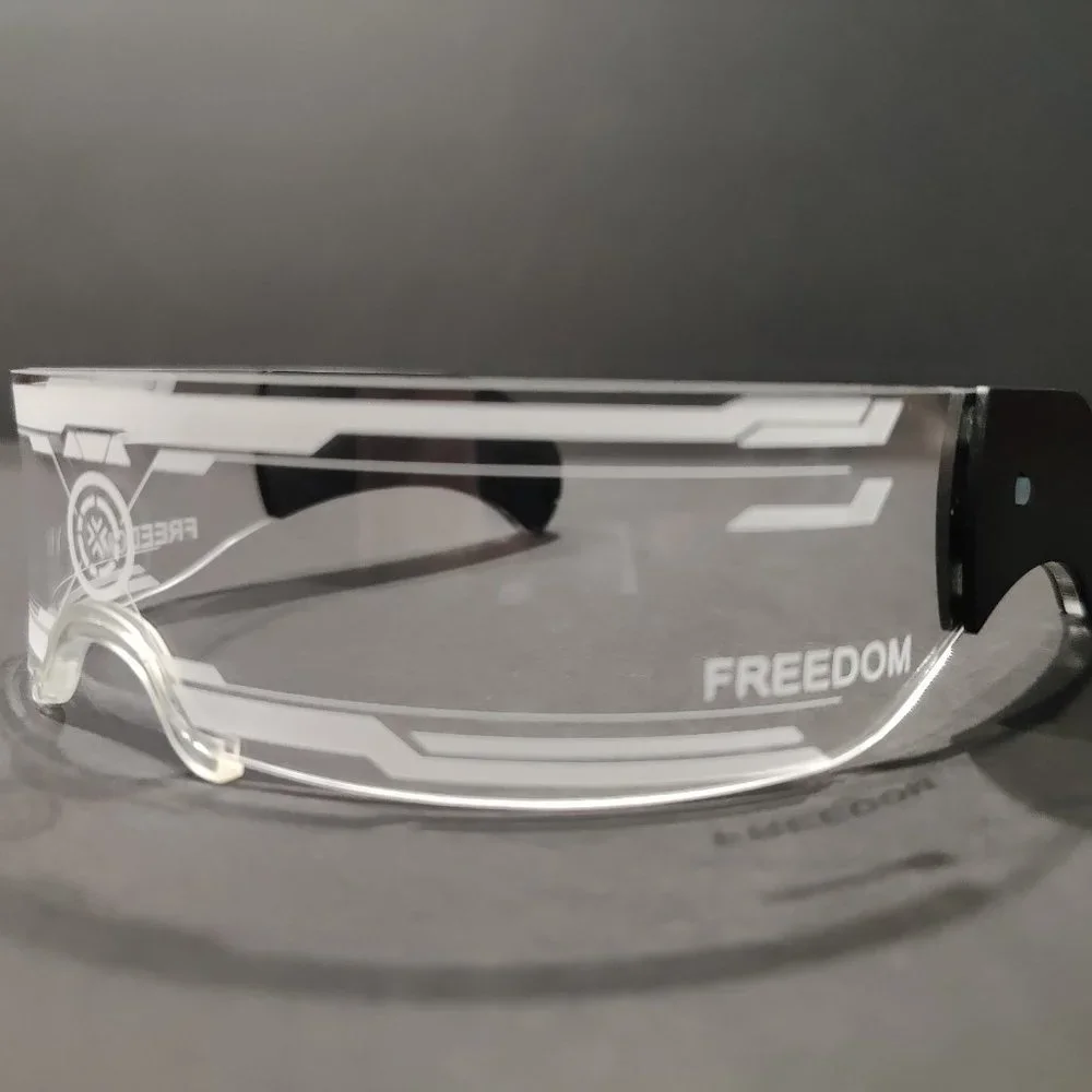 Cyberpunk LED Glasses | Futuristic Fashion Goggle | Rave Festival Accessories